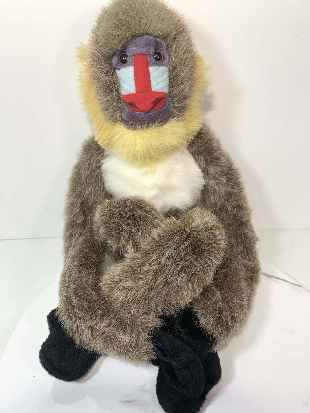 K & M Int Baboon Hanging Monkey Plush Stuffed Animal